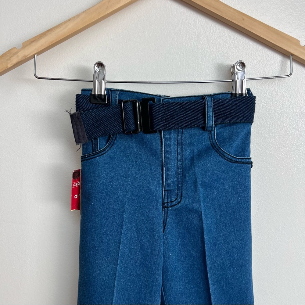 NWT Retro 70s Style High Waisted Straight Leg Jeans - Picture 2 of 6